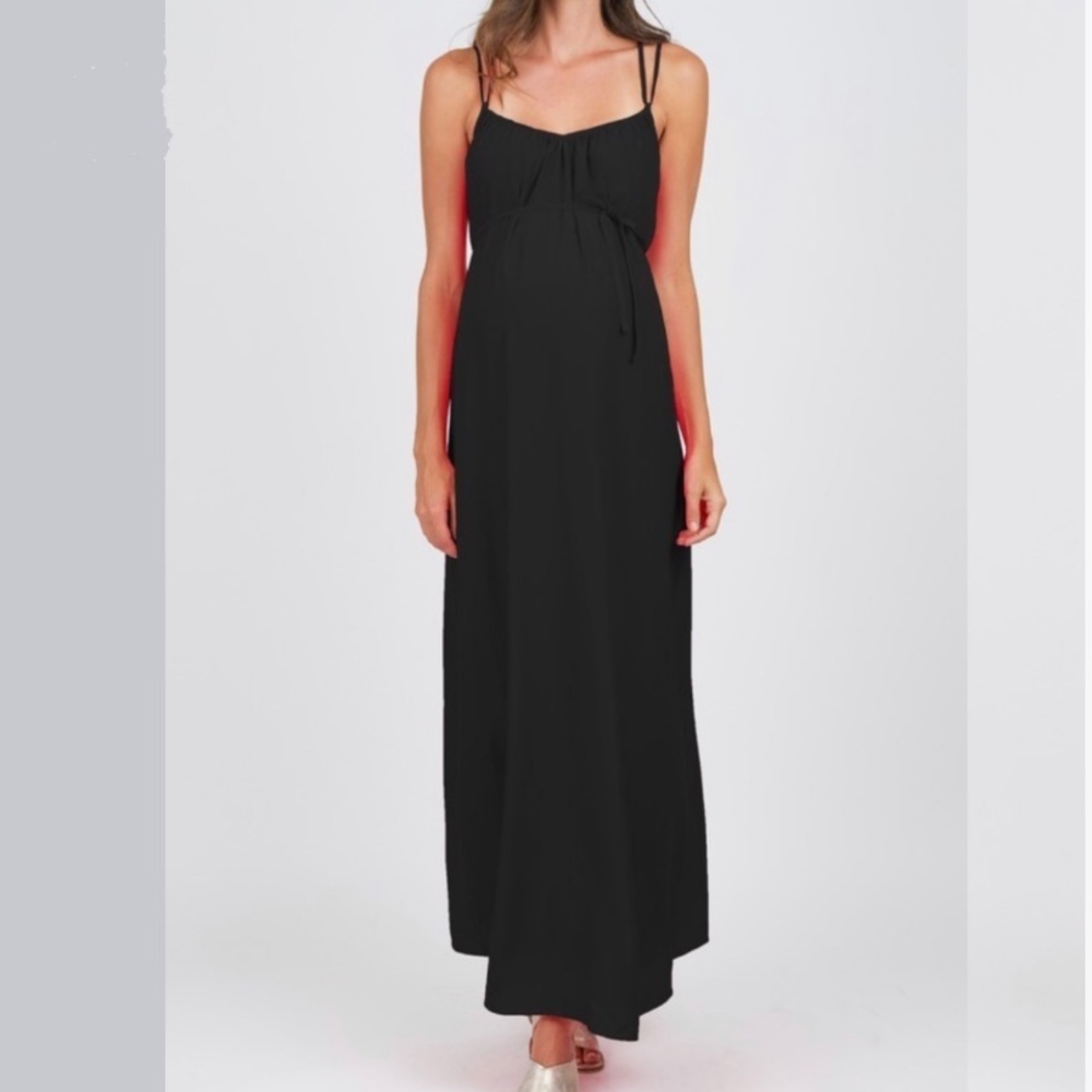 Amanda Uprichard For LE Tote Maternity Maxi Dress